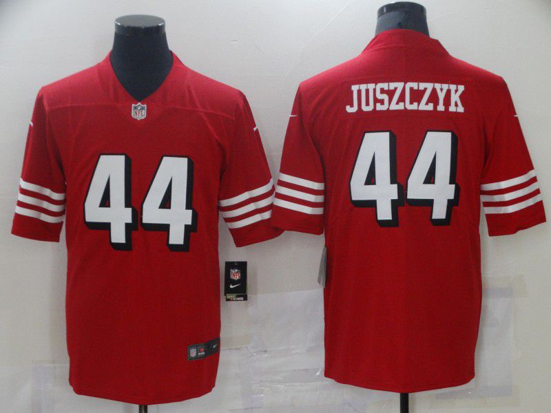Men San Francisco 49ers #44 Juszczyk Red Nike Vapor Untouchable Limited 2021 NFL Jersey->indianapolis colts->NFL Jersey